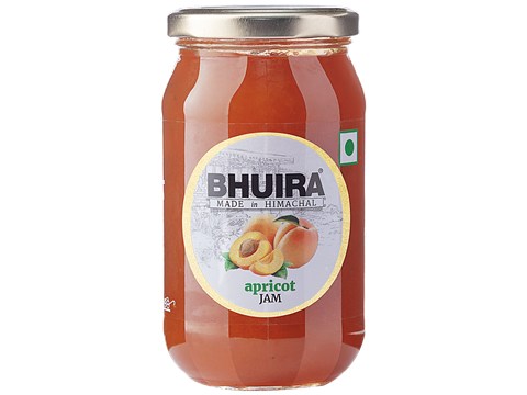 BHUIRA  Apricot Jam - With Sweet & Fresh Taste, No Added Preservatives, 470 g