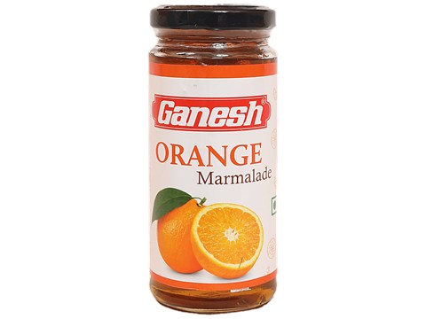 Ganesh Sharbat Orange Marmalade Jam - Juicy & Fresh, Bread Spread, 300 g