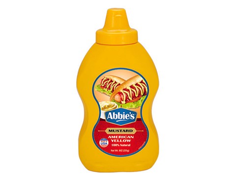 Abbies Mustard - Yellow, American, 255 g