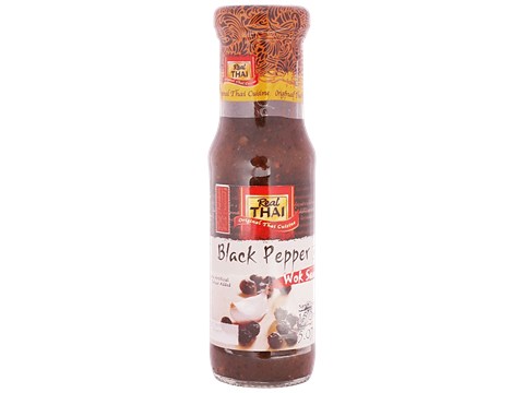 REAL THAI Black Pepper Wok Sauce, 150 ml