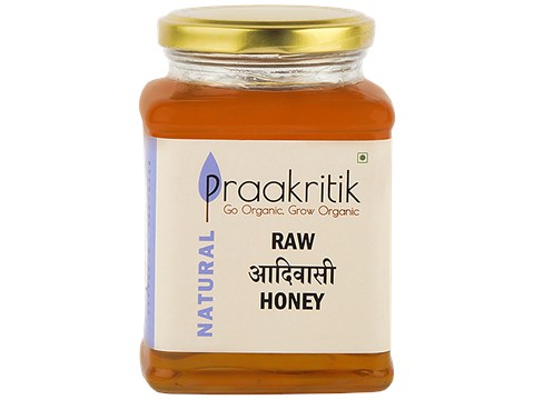 Praakritik Natural Raw Adivasi Honey - Boosts Immunity, 500 g