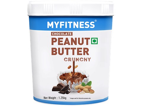 Myfitness Chocolate Peanut Butter - Crunchy, 1.25 Kg