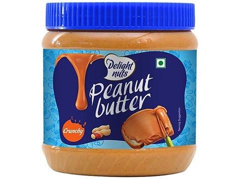 Delight Nuts Crunchy Peanut Butter, 340 g