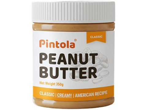 Pintola Peanut Butter - Classic, Creamy, American Recipe, With 26g Protein, 350 g