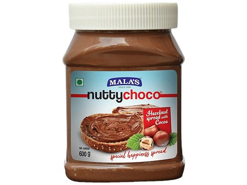 Malas Nutty Choco Hazelnut Spread With Cococa, 600 g