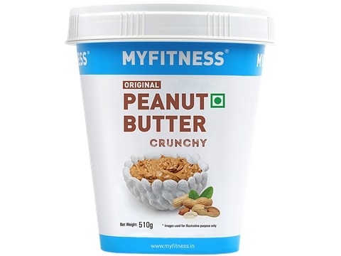 Myfitness Original Peanut Butter - Crunchy, 510 g