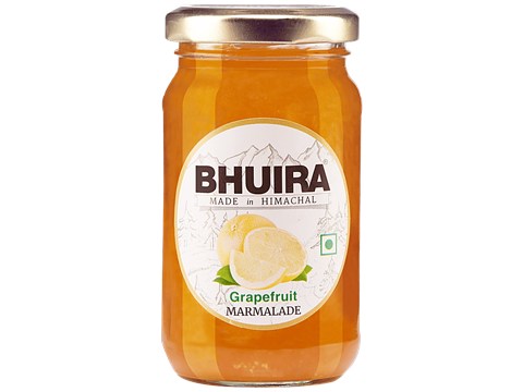 BHUIRA  Grapefruit Marmalade - Rich In Energy, Fibre, No Added Preservatives, 240 g