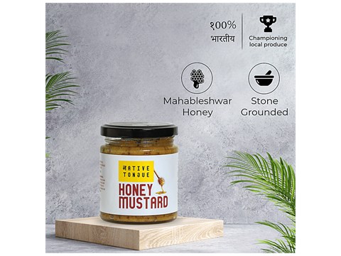 Native Tongue Whole Grain Honey Mustard - Dip Sauce, Toast Spread, 200 g