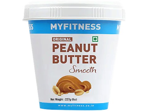 Myfitness Peanut Butter - Original, Smooth, Rich In Taste, Flavour, Creamy Texture, 227 g