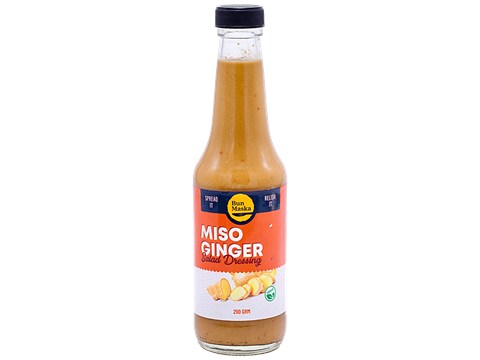 Bun Maska Miso Ginger Salad Dressing - Classic Flavours, Made With Fresh Ingredients, 290 g