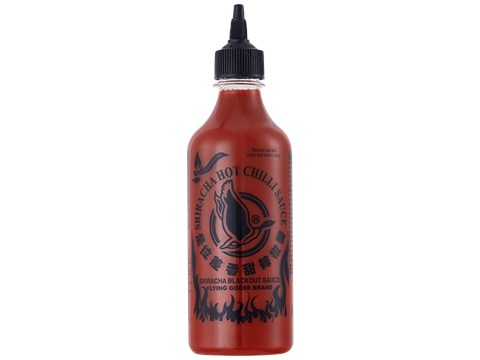 Flying Goose Sriracha Blackout Sauce - Spicy, Adds Flavour, 455 ml
