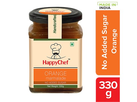 HappyChef Orange Marmalade With No Added Sugar, 330 g