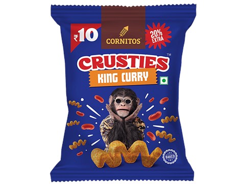 Cornitos Rajma Crusties King Curry, 22 g