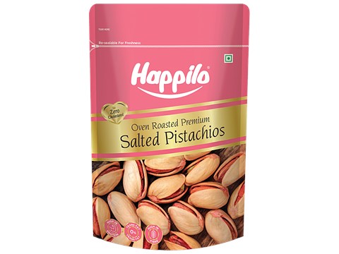 Happilo Roasted & Salted Iranian Pistachios, 200 g