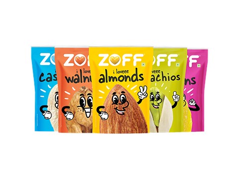 Zoff Dry Fruit Combo - Walnuts, Cashews, Almonds, Raisins, Pistachios, 250 g