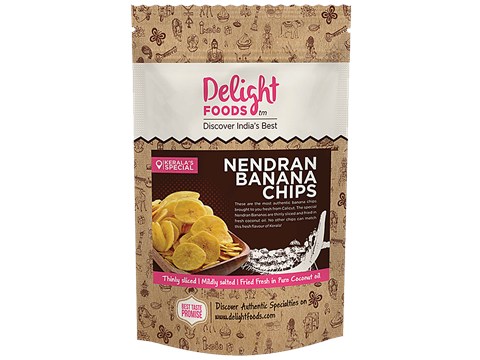 Delight Foods Chips - Keralas Nendran Banana, 200 g
