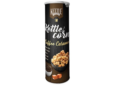 Kettle Studio Popcorn - Coffee Caramel, Cholesterol Free, Rich In Protein, 125 g
