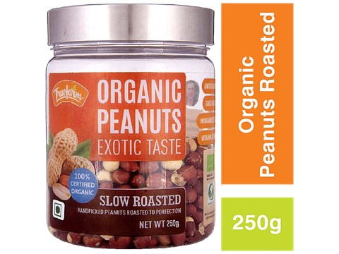 Truefarm Organic Peanuts Roasted, 250 g