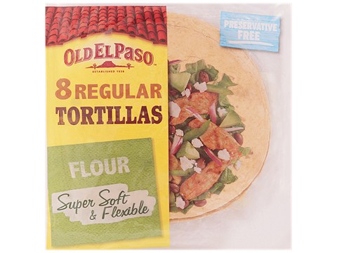 Old El Paso Flour Tortillas, 326 g