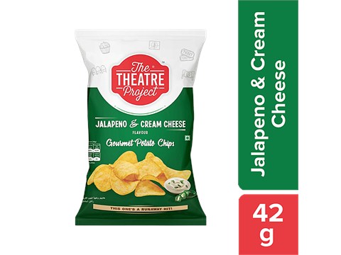 The Theatre Project Gourmet Potato Chips - Jalapeno & Cream Cheese, 42 g