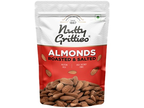 Nutty Gritties Roasted & Salted Almonds, 200 g