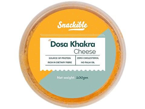 Snackible Cheese Dosa Khakra, 100 g