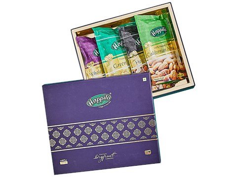 Happilo Dry Fruit Celebrations Gift Box - Snowdrop, 700 g
