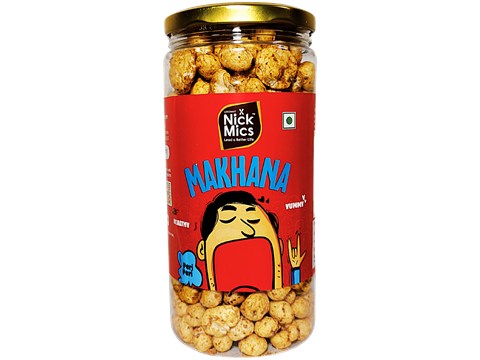 Nickmics Peri Peri Makhana, 80 g
