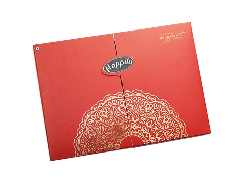 Happilo Dry Fruit Celebrations Gift Box - Rose, 550 g