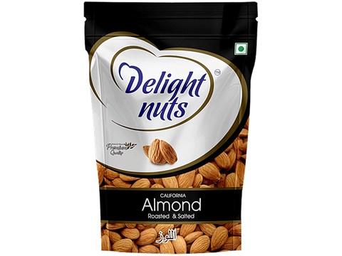 Delight Nuts Roasted & Salted - Almond, 200 g