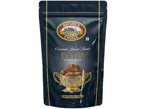 Nature's Choice Emirati Black Dates, 500 g