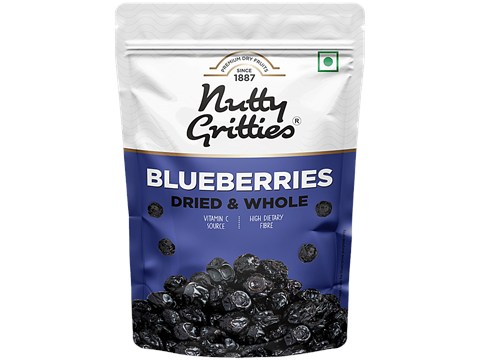 Nutty Gritties Dried & Whole Blueberries, 150 g