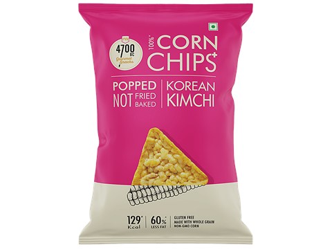 4700BC Korean Kimchi Corn Chips+, 55 g