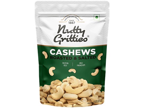 Nutty Gritties Roasted & Salted Cashews, 200 g