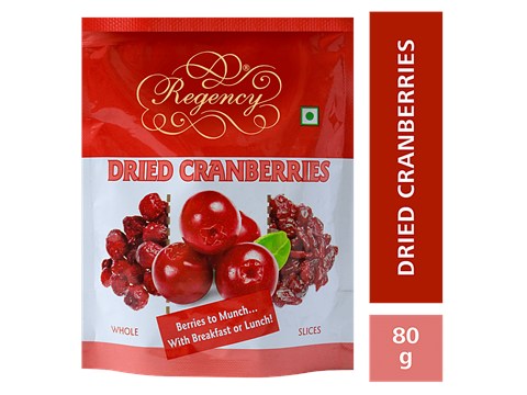 Regency Dried Cranberries, 80 g