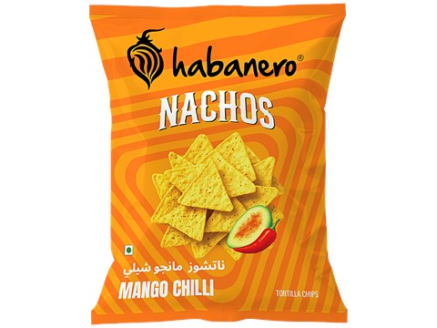 Habanero Mango Chilli Nachos Tortilla Chips, 70 g