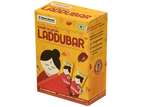 Mama Nourish Gondh Dryfruit Laddubar, 210 g