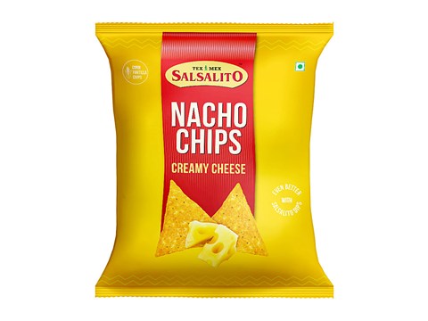 Tex Mex Salsalito Nacho Chips - Creamy Cheese, 55 g