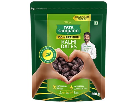 Tata Sampann Premium Kalmi Dates/Khajoor, 500 g