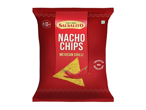 Tex Mex Salsalito Nacho Chips - Mexican Chilli, 55 g