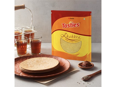 Tasties Whole Wheat Khakhra Jeera, 180 g