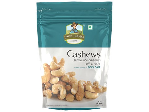 Jewel Farmer Roasted & Salted Cashew, 200 g