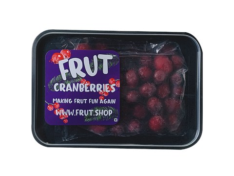 FRUT Frozen Cranberries - IQF, 200 g
