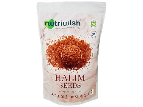 Nutriwish Halim Seeds - Rich Source Of Iron, 1 kg