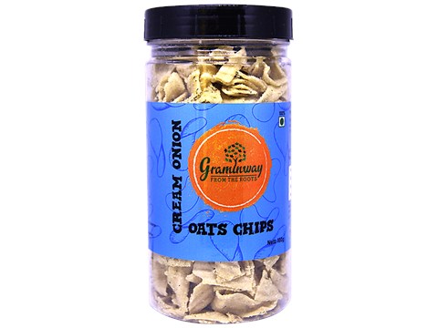 Graminway From The Roots - Cream Onion Oats Chips, 100 g
