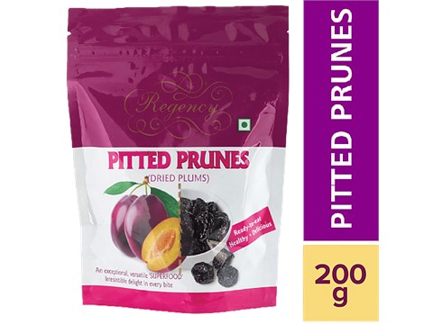 Regency Pitted Prunes/Dried Plums, 200 g