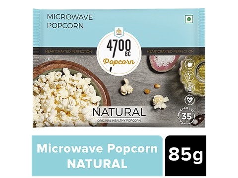 4700BC Microwave Popcorn - Natural Healthy, 85 g