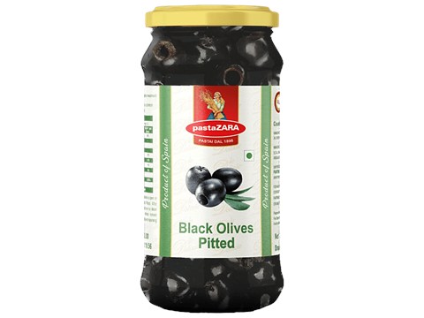 Pastazara Black Olives Pitted, 450 g