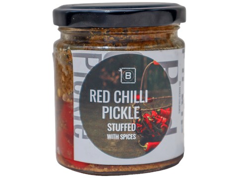 Bengamese Stuffed Red Chilli Pickle, 200 g