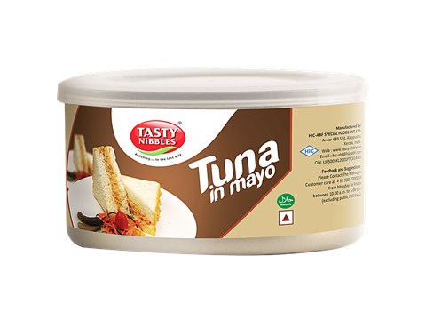 Tasty Nibbles Light Meat Canned Tuna Flakes - In Mayo, 185 g